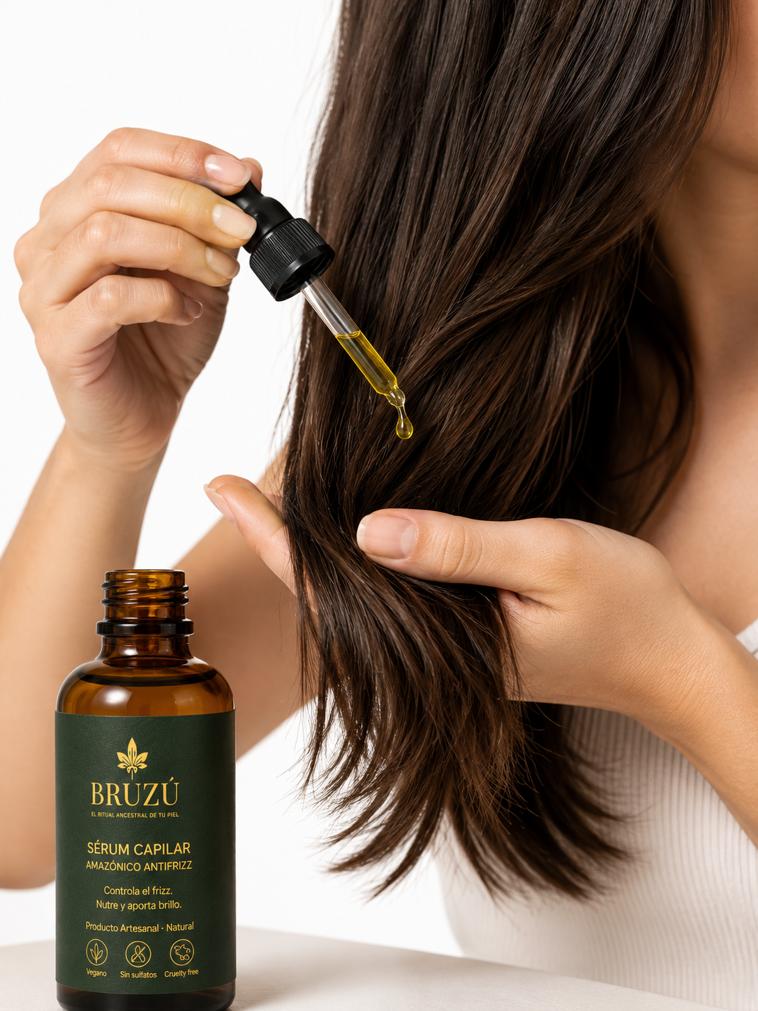 Sérum Capilar Amazónico Antifrizz BRUZÚ – Sacha Inchi + Argán