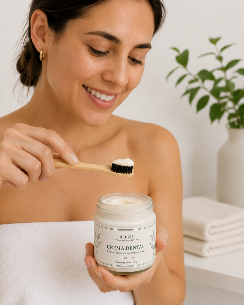 Crema Dental Natural BRUZÚ – Menta & Eucalipto | 30 g / 120 g