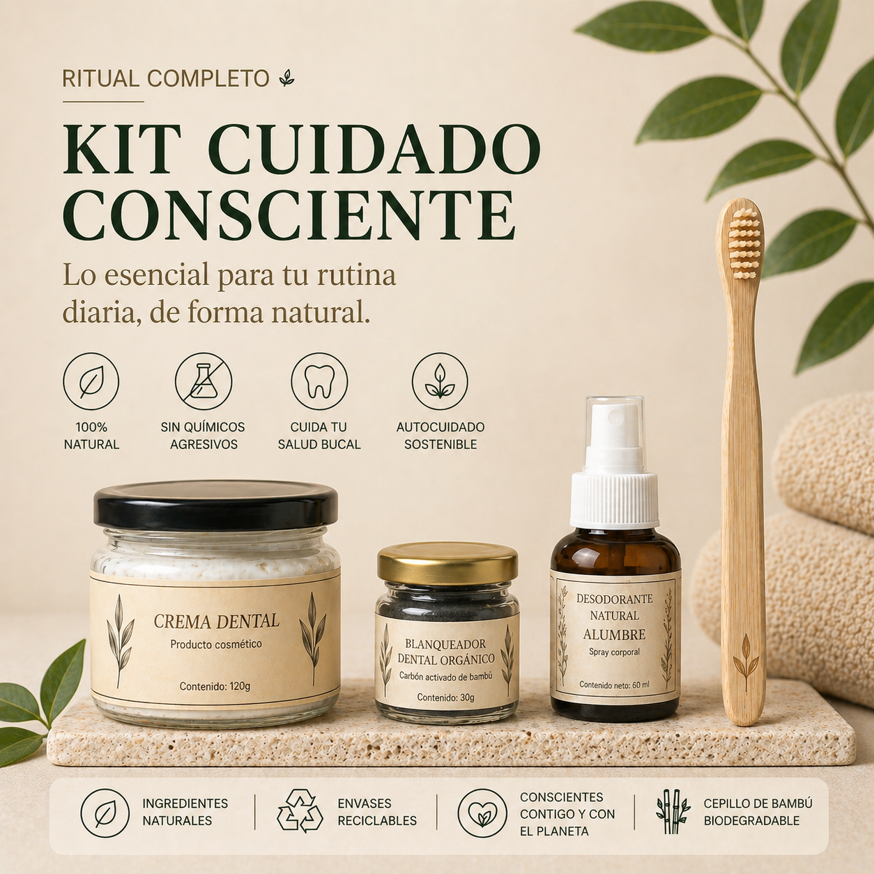 Ritual Higiene Natural – Kit Completo Diario