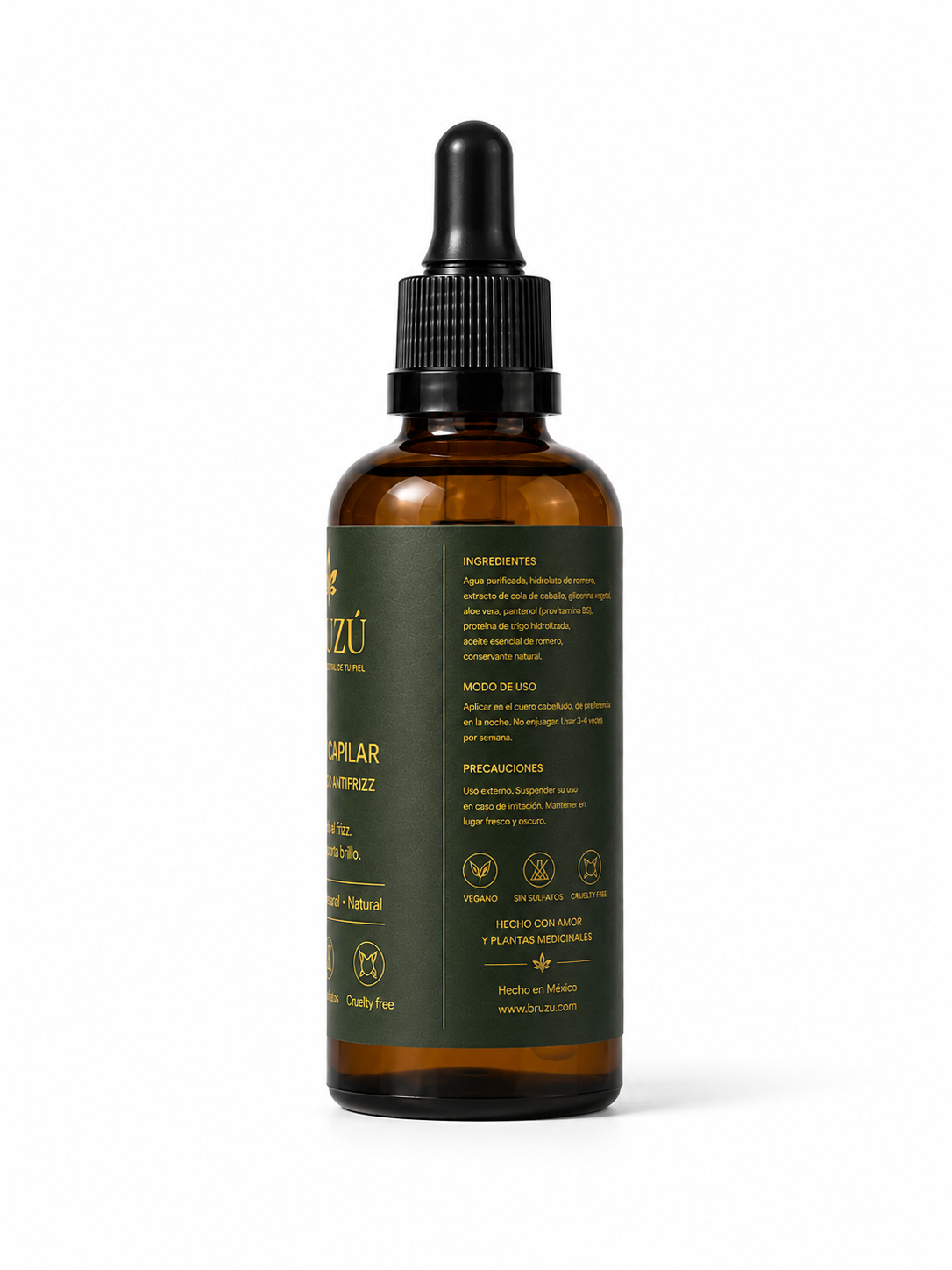 Sérum Capilar Amazónico Antifrizz BRUZÚ – Sacha Inchi + Argán