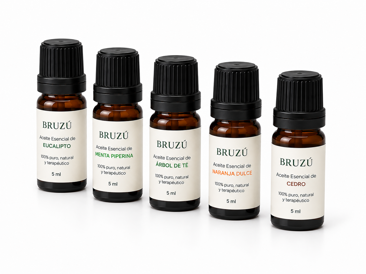 Aceites Esenciales BRUZÚ – 100% Puro | 5 ml