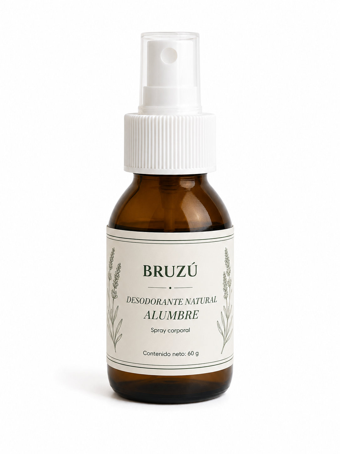 Desodorante Mineral de Alumbre Spray BRUZÚ – Frescura Natural | 60 ml
