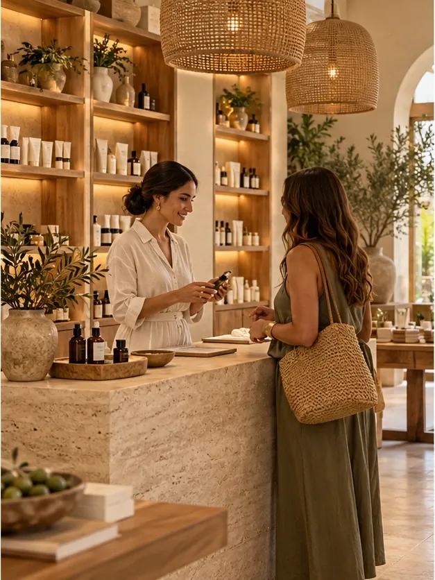 Escena ilustrativa de una tienda boutique