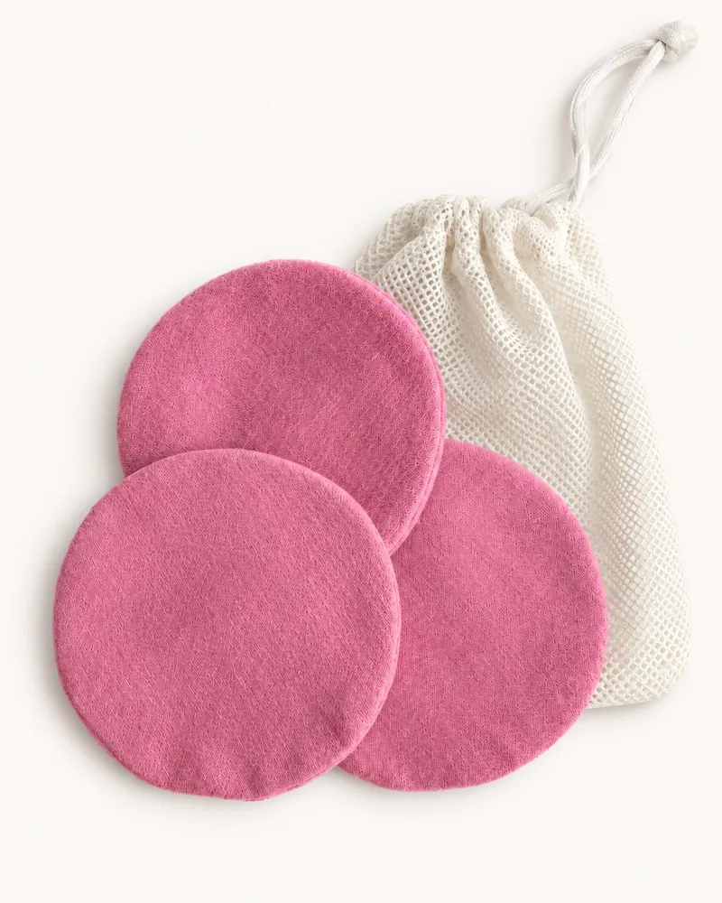 Discos reutilizables con bolsa de malla