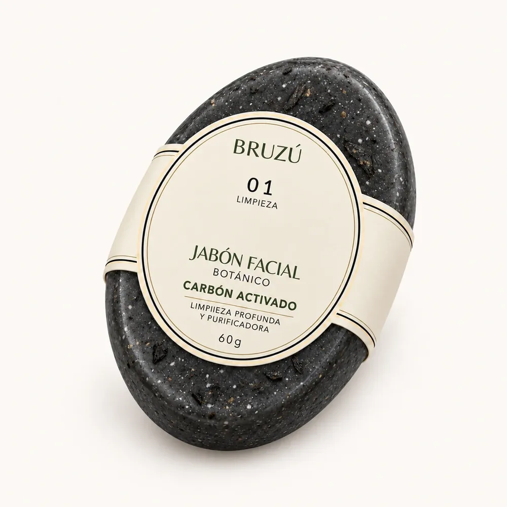 Jabón facial · Carbón activado
