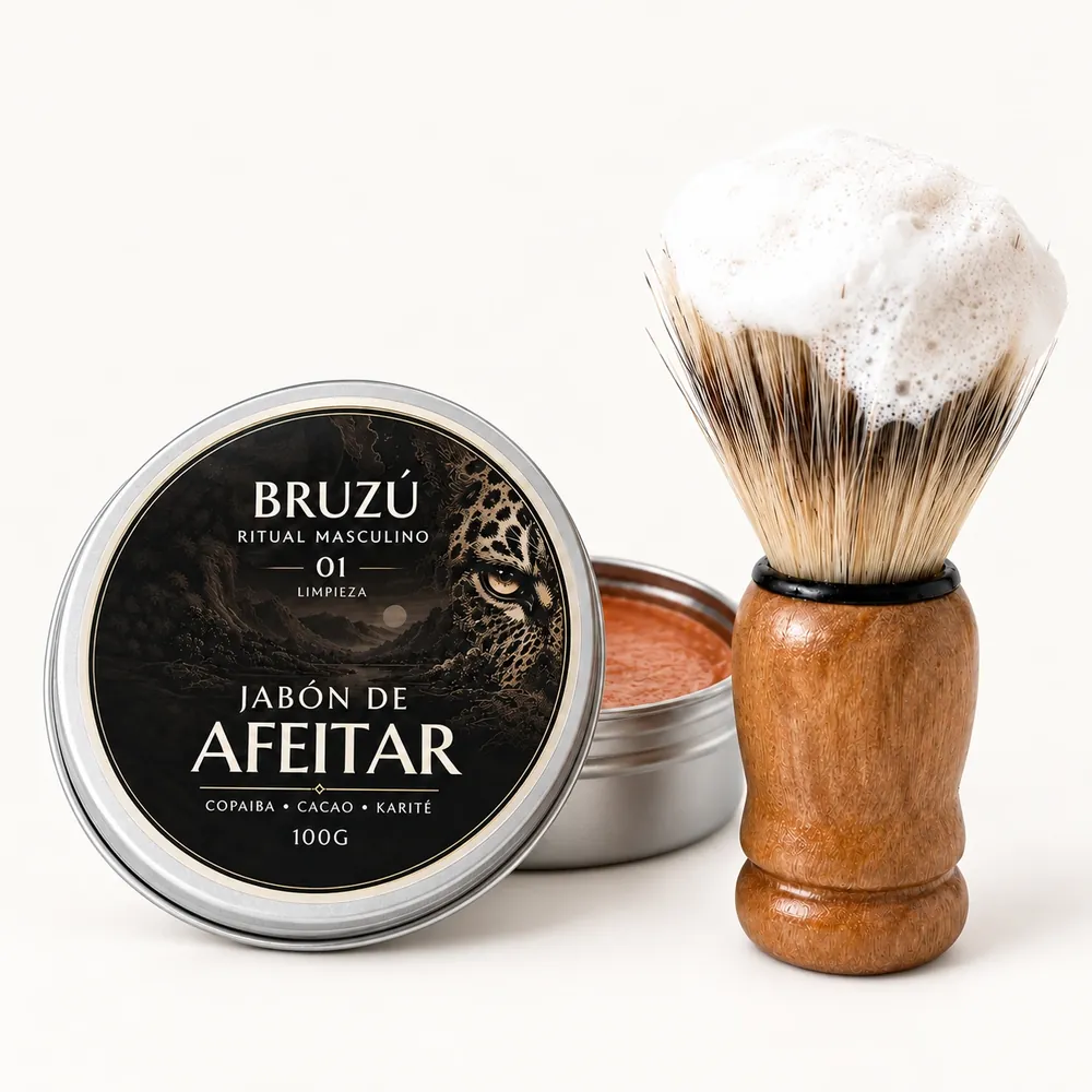 Jabón de afeitar + brocha